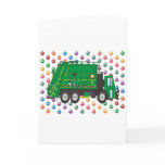 garbage truck Ornaments cards