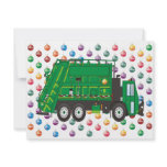 garbage truck Ornaments Personalized Invitation