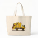 Garbage Truck Rear Loader Bags/Totes by art1st Garbage Truck Rear Loader Bags/Totes