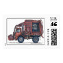 Garbage Truck Rear Loader Stamp
