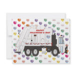 Garbage Truck Valentines Invites