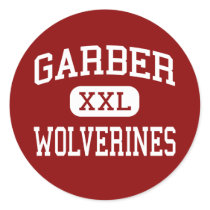 Garber - Wolverines - High - Garber Oklahoma stickers by customteamsportswear Garber - Wolverines - High - Garber Oklahoma stickers
