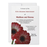 Garbera Anniversary invitations