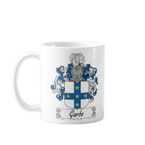 Garbo Family Crest mugs by coatsofarms Garbo Family Crest mugs