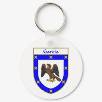 Garcia Coat of Arms/Family Crest keychains by NameGame Garcia Coat of Arms/Family Crest keychains
