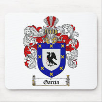 GARCIA FAMILY CREST -  GARCIA COAT OF ARMS mousepads