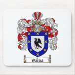 GARCIA FAMILY CREST -  GARCIA COAT OF ARMS mousepads