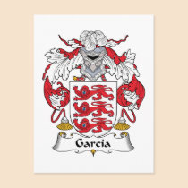 Garcia Family Crest Postcards