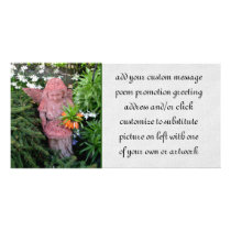 Garden Angel Photo Card Template
