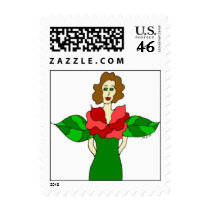 Garden Angel Winter Rose Postage postage