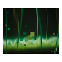 Garden at Night Poster print