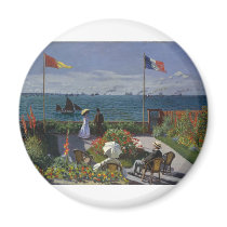 Garden at Sainte-Adresse (1867) magnets
