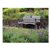 Garden Bench Postcard