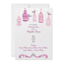 "Garden Birds" Bridal Shower & Birthday Invitation by tartgoods "Garden Birds" Bridal Shower & Birthday Invitation
