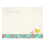 Garden Birds | Flat Note Cards Custom Invitations