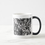 Garden: Black and White Coffee Mug