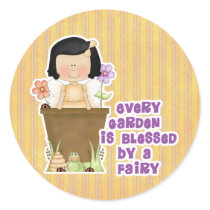 Garden Blessed by Fairy stickers by cutespot Garden Blessed by Fairy stickers