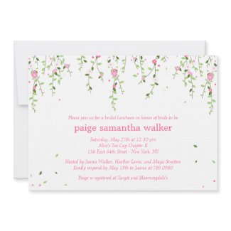 Garden Blooms Bridal Shower Invitation zazzle_invitation