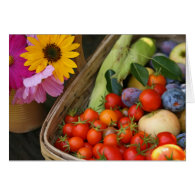 Garden Bounty Blank Card card