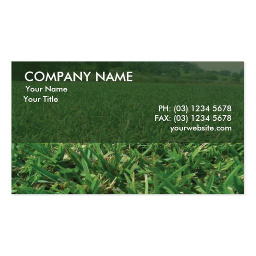Garden Business Card (front side)