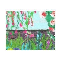 Garden. Stretched Canvas Prints