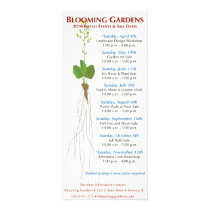 Garden Center/Greenhouse Rack Card