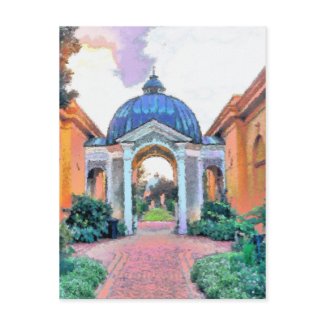 Garden, City Park, New Orleans postcard