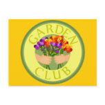 Garden Club Emblem Postcards