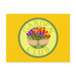 Garden Club, postcard