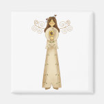 Garden Collection · Angel with Flower Magnets