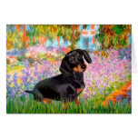 Garden - Dacshund (BT16) Greeting Cards