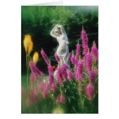 Garden Dance Greeting Cards by Jack_of_Arts