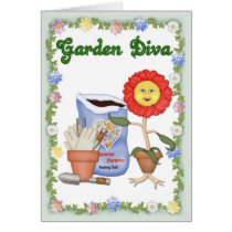 Garden Diva Greeting Cards