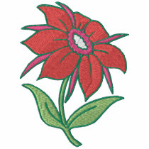 Garden Diva - Pink Flower embroidered shirts