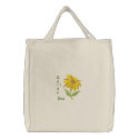 Garden Diva - Yellow Flower embroidered bags