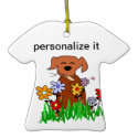 Garden Dog Ornament ornament