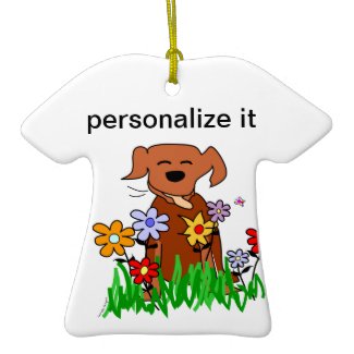 Garden Dog ornament