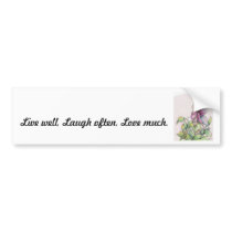 Garden Fairy Bumper Sticker bumper stickers by vicsflowers Garden Fairy Bumper Sticker bumper stickers