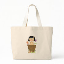 Garden Fairy in Flower Pot bags by cutespot Garden Fairy in Flower Pot bags