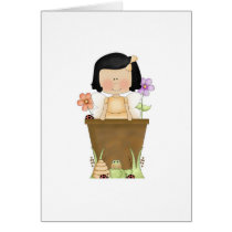 Garden Fairy in Flower Pot cards by cutespot Garden Fairy in Flower Pot cards