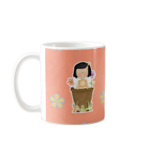 Garden Fairy in Flower Pot mugs by cutespot Garden Fairy in Flower Pot mugs