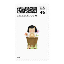 Garden Fairy in Flower Pot postage by cutespot Garden Fairy in Flower Pot postage