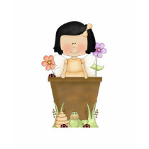 Garden Fairy in Flower Pot t-shirts by cutespot Garden Fairy in Flower Pot t-shirts