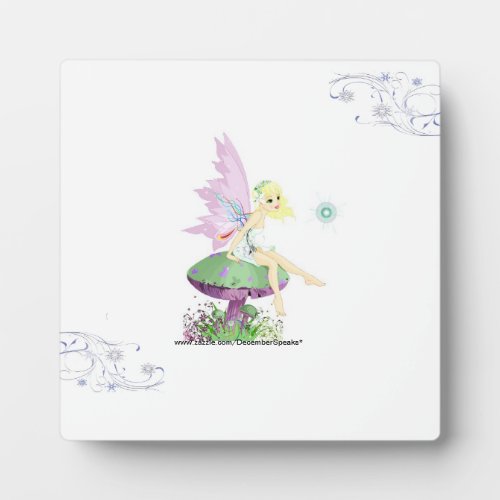 Garden fairy fuji_plaque