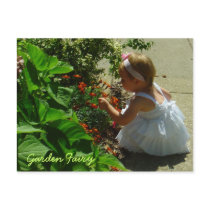 Garden Fairy Postcard by MarDar Garden Fairy Postcard