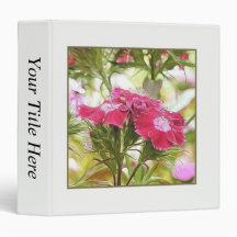 Garden Fantasy - Sweet Williams Vinyl Binder