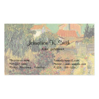 Garden, farm, artists, country life business cards business cards