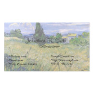 Garden, farm, artists, country life business cards business card