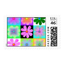 Garden Flower-9-stamps