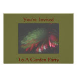 Garden Flowers Invitation